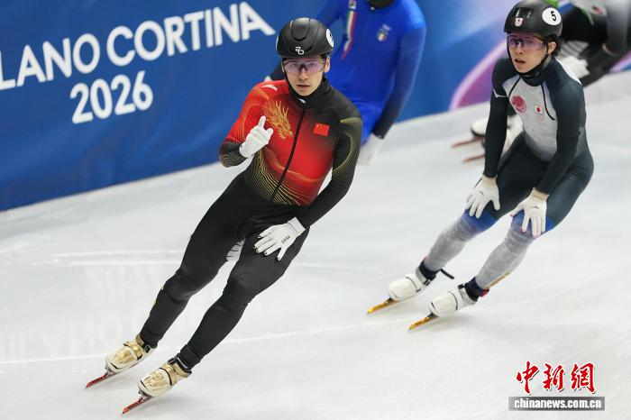 刘少昂在米兰冬奥会短道