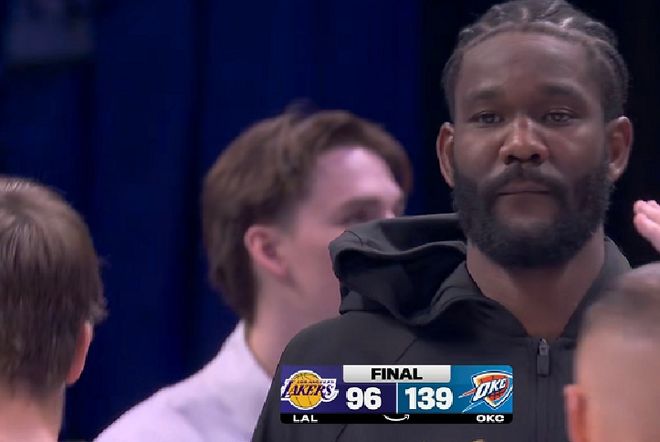 东契奇伤退湖人溃败 雷霆狂胜定西部格局